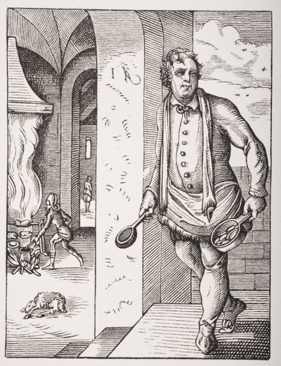 The Cook, after a 16th century engraving by Jost Amman from 